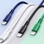 Изображение Kabel USB Usams USB-A - Lightning 1 m Biały (6958444969435)
