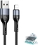 Attēls no Kabel USB Usams USB-A - Lightning 1 m Czarny (SJ448ZJ01)