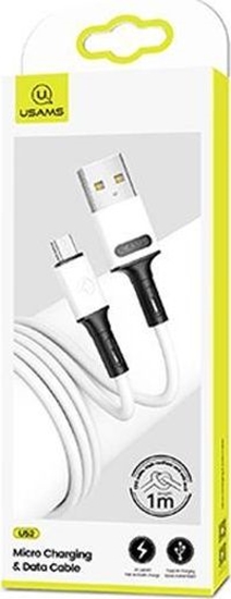 Picture of Kabel USB Usams USB-A - microUSB 1 m Biały (69869-uniw)