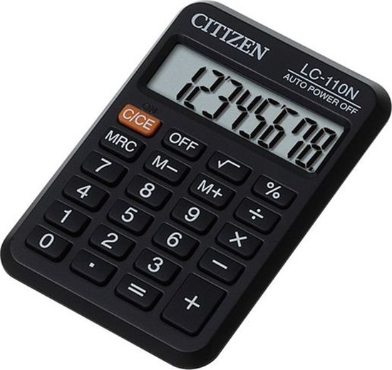 Picture of Kalkulator Citizen KALKULATOR KIESZONKOWY LC-110NR CITIZEN 8 CYFROWY