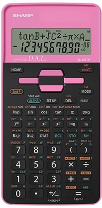 Attēls no Sharp EL531THBPK - ROSA calculator Pocket Scientific Black, Pink
