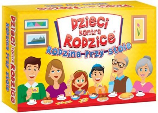 Изображение Kangur Dzieci Kontra Rodzice. Rodzina Przy Stole