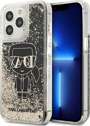 Attēls no Karl Lagerfeld Karl Lagerfeld KLHCP13XLGGKBK iPhone 13 Pro Max 6,7" czarny/black hardcase Liquid Glitter Gatsby