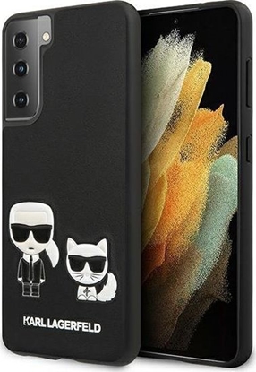 Attēls no Karl Lagerfeld Karl Lagerfeld KLHCS21MPCUSKCBK S21+ G996 czarny/black hardcase Ikonik Karl & Choupette