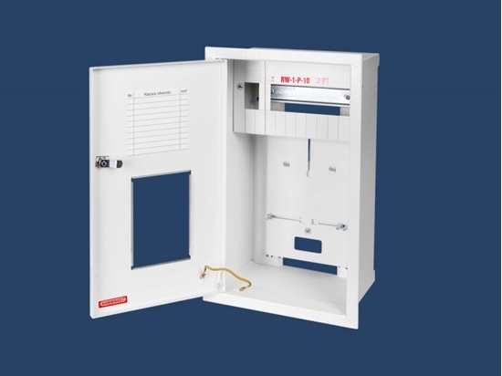 Picture of Karwasz Szafka licznikowa podtynkowa 1-licznikowa 1-fazowy 10 modułów IP30 (RW-1-P-10 Z/O)