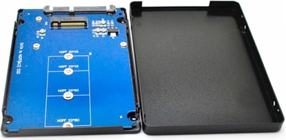 Attēls no Kieszeń MicroStorage M.2 do 2.5" SATA (MSNX1001B)