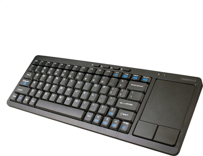 Attēls no Omega OKB004B Wireless Keyboard + TouchPad For Smart TV / Android / MacOS / Linux / iTV / 2.4 Ghz USB (ENG)