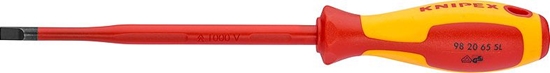 Изображение Knipex Wkrętak płaski izolowany 100V grot 3,5mm (982035SL)