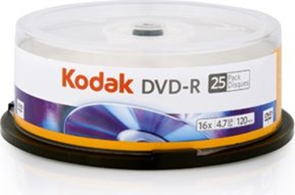Attēls no Kodak DVD-R 4.7 GB 16x 25 sztuk (3936177 /1410325)
