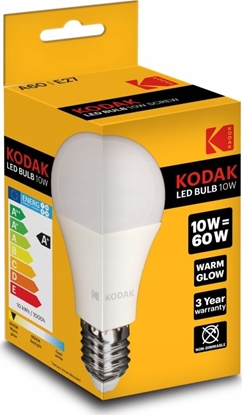 Attēls no Kodak Żarówka Kodak LED A60 E27 806lm Warm Glow 10W/60W