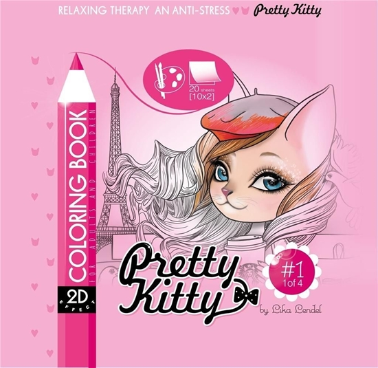 Изображение Kolorowanka antystresowa 200x200 Pretty Kitty 1