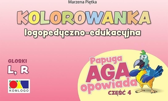 Изображение Kolorowanka Papuga Aga opowiada cz.4 - L, R