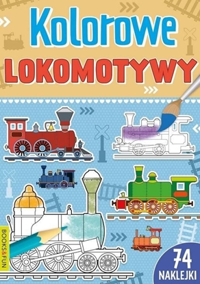 Изображение Kolorowe lokomotywy