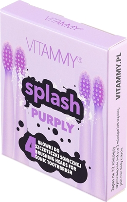 Picture of Końcówka Vitammy do szczoteczki sonicznej Splash Purply 4szt.