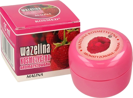 Picture of Kosmed Kosmed Wazelina kosmetyczna aromatyzowana - Malina 15ml