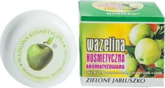 Picture of Kosmed Kosmed, Wazelina kosmetyczna aromatyzowana, zielone jabłko,