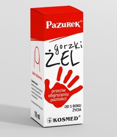 Picture of Kosmed Pazurek Gorzki Żel przeciw obgryzaniu paznokci 10ml