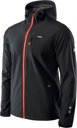 Picture of Kurtka męska Elbrus SOFTSHELL IVER BLACK/SPICY ORANGE/ASPHALT XXL