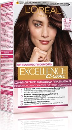 Изображение L’Oreal Paris Excellence Creme 4.15 mroźny brąz