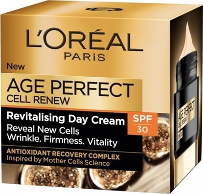 Picture of L’Oreal Paris Age Perfect Cell Renew Revitalising Day Cream SPF 30 rewitalizujący krem przeciwzmarszczkowy na dzień 50ml