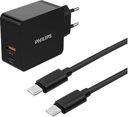 Attēls no Philips DLP2621C/12 mobile device charger Mobile phone, Smartphone Black AC Fast charging Indoor