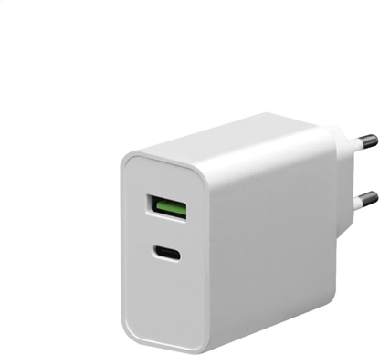 Изображение Ładowarka Platinet 1x USB-A 1x USB-C 3 A (PLCUPD45W)