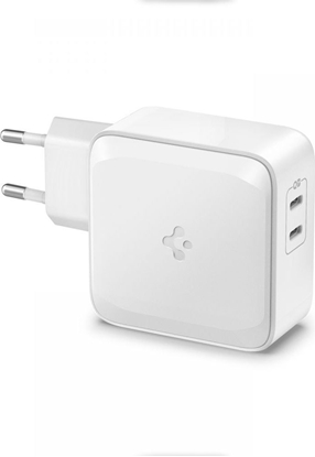 Attēls no Ładowarka Spigen PE2007 2x USB-C 3 A (SPN1706WHT)