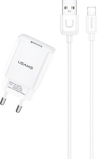 Изображение Ładowarka Usams T21 1x USB-A 2.1 A (63922-uniw)