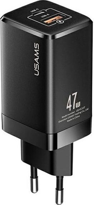 Attēls no Ładowarka Usams T41 1x USB-A 1x USB-C 3 A (6958444971131)