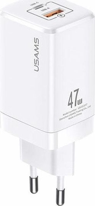 Attēls no Ładowarka Usams T41 1x USB-A 1x USB-C 3 A (6958444971148)