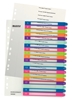 Picture of Leitz 12450000 tab index Numeric tab index Polypropylene (PP) Multicolour