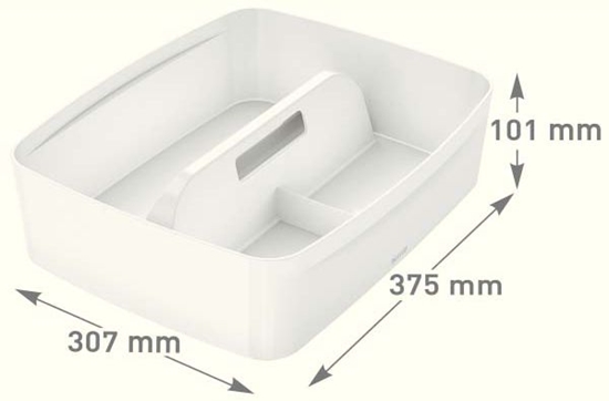 Picture of Leitz 53220001 desk drawer organizer ABS synthetics White