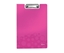 Picture of Leitz WOW Clipfolder with cover clipboard A4 Metal, Polyfoam Pink