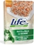 Picture of Life Pet Care LIFE CAT sasz.70g CHICKEN + SALMON + CARRORTS /30