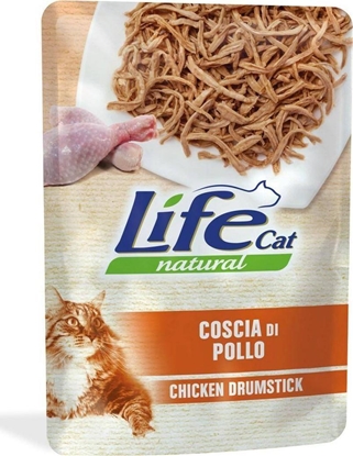 Attēls no Life Pet Care LIFE CAT sasz.70g CHICKEN DRUMSTICK + CARRORTS /30