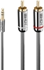 Picture of Lindy 5M PHONO AUDIO CABLE, CROMO LINE