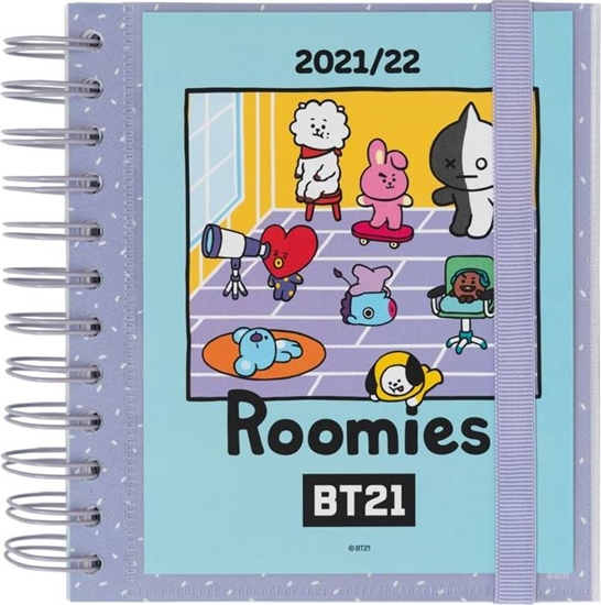 Изображение Line Friends BT21 - Kalendarz / Planner szkolny 2021/2022 (niebieski)