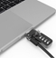 Изображение Compulocks Ledge Lock Adapter for MacBook Pro 13" M1 & M2 with Combination Cable Lock Silver