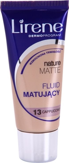 Изображение Lirene Podkład do twarzy Nature Matte 13 Cappuccino 30cml