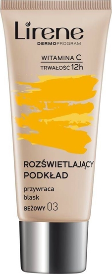 Picture of Lirene Podkład rozświetlający przywracający skórze blask 03 Beżowy 30ml