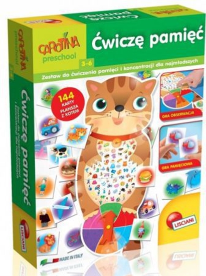 Изображение Lisciani Carotina Ćwiczę pamięć (304-PL5751)