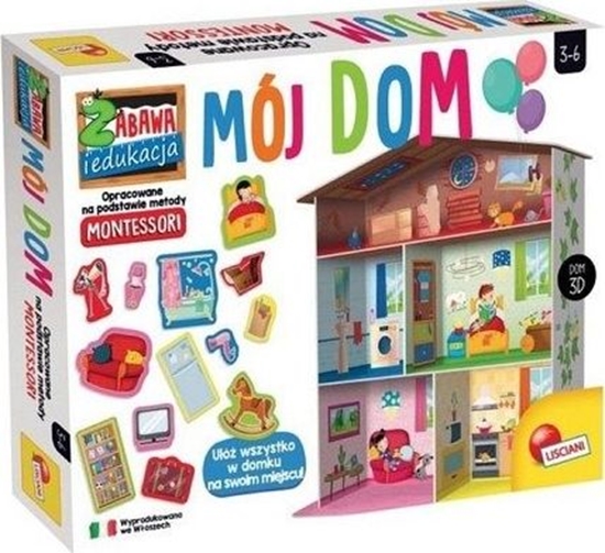 Изображение Lisciani Gra edukacyjna Montessori Maxi mój dom