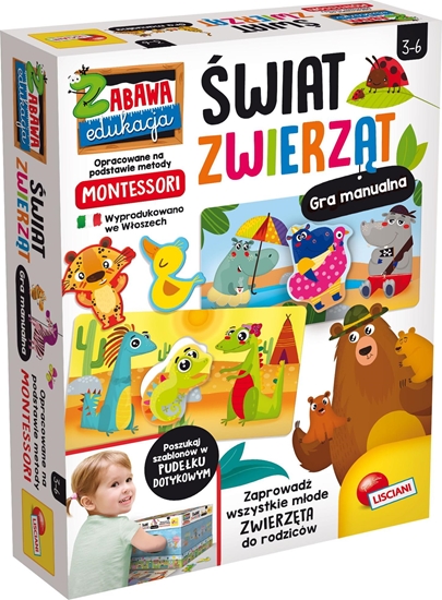 Picture of Lisciani Montessori Świat Zwierząt 3+ Lisciani