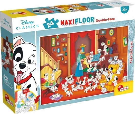 Picture of Lisciani Puzzle podłogowe dwustronne Maxi 24 Klasyka Disney