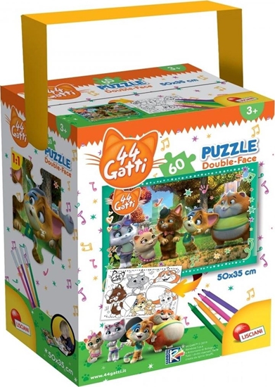 Picture of Lisciani Puzzle z rączką 24 44 Koty 4