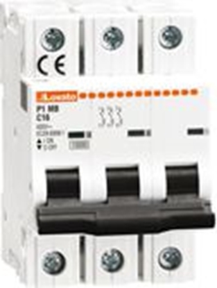 Picture of Lovato Electric Wyłącznik nadprądowy 3P C 10A 10kA (P1MB3PC10)