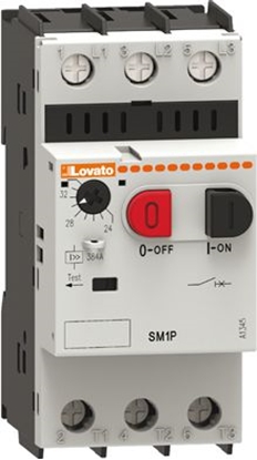 Изображение Lovato Electric Wyłącznik silnikowy z przyciskami 20 - 25A 15kA 400V (SM1P2500)