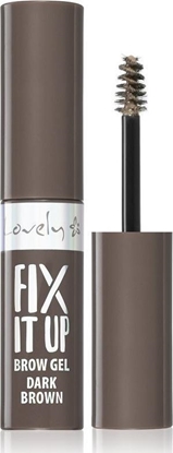 Attēls no Lovely LOVELY_Fix It Up Brown Gel tusz do brwi Dark Brown