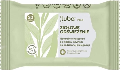 Picture of Luba LUBA_Med Ziołowe odświeżenie naturalne chusteczki do higieny intymnej 20 szt.