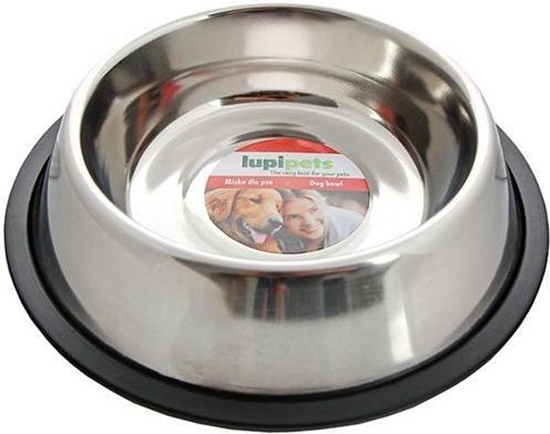 Picture of LUPI PETS MISKA METALOWA NA GUMIE 0,7L